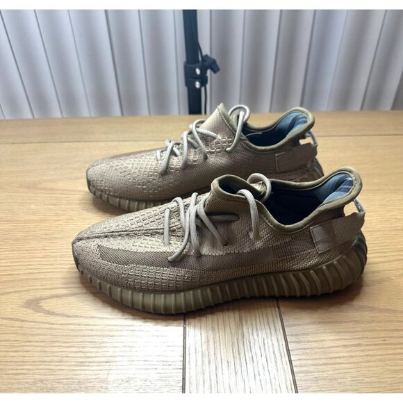 Adidas Yeezy Boost 350 V2 Earth Men's Knit Sport Shoe Sneakers Brown Tans - Picture 2 of 15